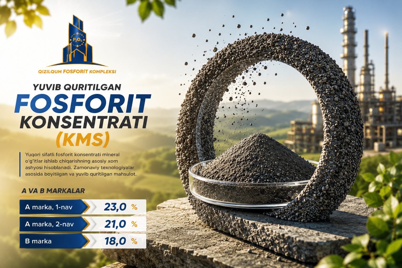 KMS fosforit konsentrat